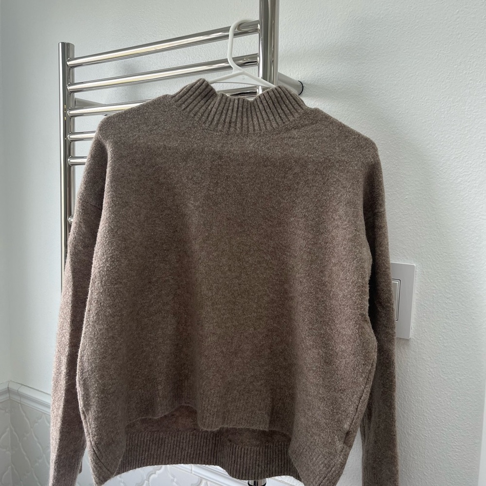 Uniqlo Brown Women's Turtleneck Sweater